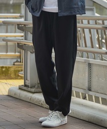 UNION STATION | 【セットアップ着用可能】ポリエステルギャバジンワンタックセミテーパードパンツ(その他パンツ)