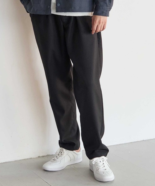 UNION STATION(ユニオンステーション)の「【セットアップ着用可能】ポリエステルギャバジンワンタックセミテーパードパンツ(その他パンツ・メンズ・ブラック/グレー/ブラウン・M/S/L)」の21枚目の写真