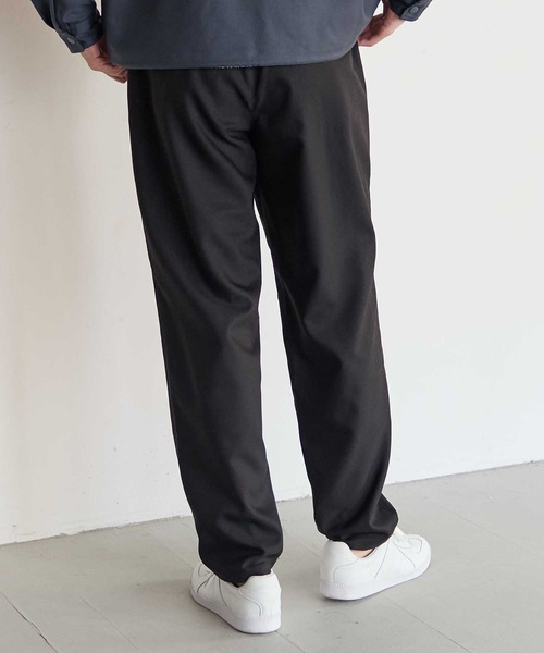 UNION STATION(ユニオンステーション)の「【セットアップ着用可能】ポリエステルギャバジンワンタックセミテーパードパンツ(その他パンツ・メンズ・ブラック/グレー/ブラウン・M/S/L)」の5枚目の写真