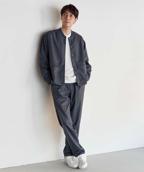 UNION STATION(ユニオンステーション)の「【セットアップ着用可能】ポリエステルギャバジンワンタックセミテーパードパンツ(その他パンツ・メンズ・ブラック/グレー/ブラウン・M/S/L)」の10枚目の写真