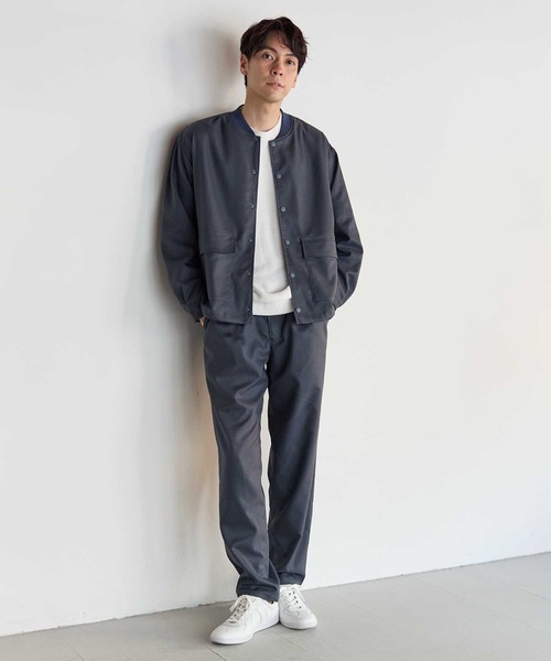 UNION STATION(ユニオンステーション)の「【セットアップ着用可能】ポリエステルギャバジンワンタックセミテーパードパンツ(その他パンツ・メンズ・ブラック/グレー/ブラウン・M/S/L)」の11枚目の写真