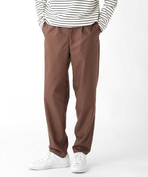 UNION STATION(ユニオンステーション)の「【セットアップ着用可能】ポリエステルギャバジンワンタックセミテーパードパンツ(その他パンツ・メンズ・ブラック/グレー/ブラウン・M/S/L)」の12枚目の写真