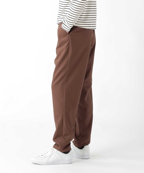 UNION STATION(ユニオンステーション)の「【セットアップ着用可能】ポリエステルギャバジンワンタックセミテーパードパンツ(その他パンツ・メンズ・ブラック/グレー/ブラウン・M/S/L)」の13枚目の写真