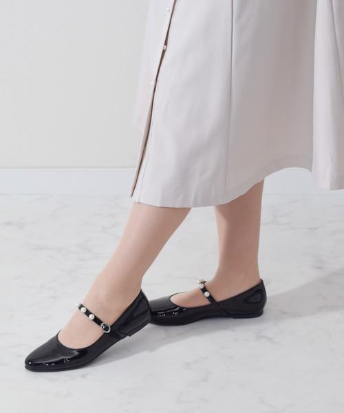 Bridget Birkin(ブリジットバーキン)の「【Bridget Birkin】パールストラップメリージェーンパンプス(541527)(パンプス・レディース・ブラック系その他/ブラック系その他2/ゴールド/ブラック・23/23.5/24/24.5/22.5)」の11枚目の写真