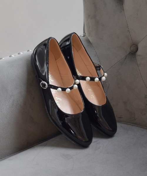 Bridget Birkin（ブリジットバーキン）の「【Bridget Birkin】パールストラップメリージェーンパンプス(541527)（パンプス・レディース・ブラック系その他/ブラック系その他2/ゴールド/ブラック・23/23.5/24/24.5/22.5）」の19枚目の写真