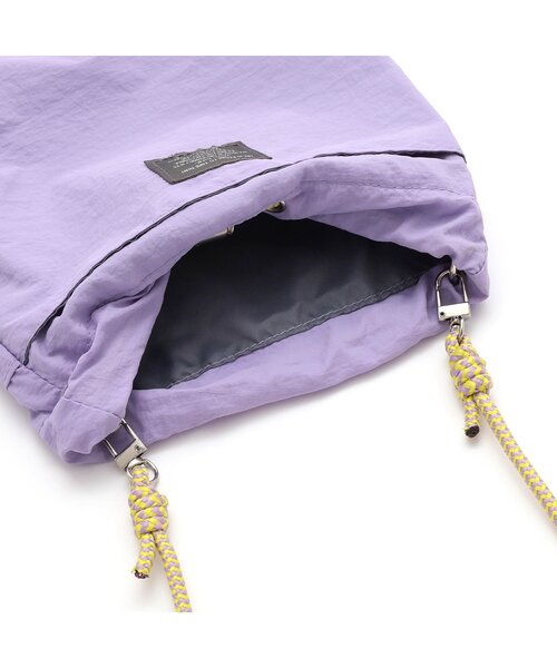 BREEZE（ブリーズ）の「ショルダーポーチ（ショルダーバッグ・キッズ・オフホワイト/ブラック/ラベンダー・FREE）」の4枚目の写真