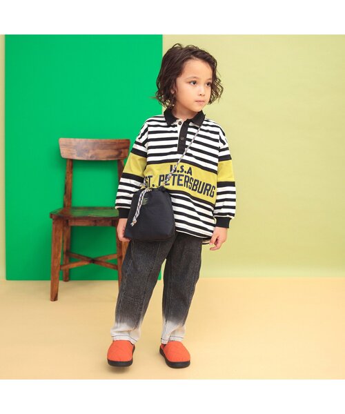 BREEZE（ブリーズ）の「ショルダーポーチ（ショルダーバッグ・キッズ・オフホワイト/ブラック/ラベンダー・FREE）」の7枚目の写真