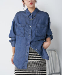 Jena espace merveilleux | テンセルデニムシャツ(シャツ/ブラウス)
