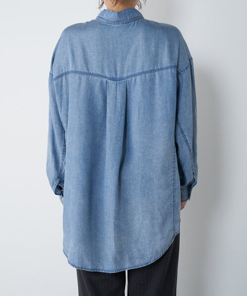 【Jena espace merveilleux】テンセルデニムシャツ Jena espace merveilleux｜ジェナ エスパス メルヴェイユの