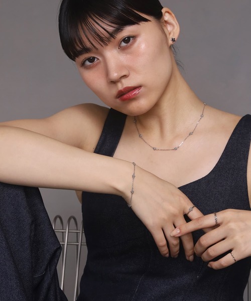 LHME(エルエイチエムイー)の「【WEB限定】“Moment”プチフラワーチェーンネックレス/サージカルステンレス(金属アレルギー対応)【LHME / エルエイチエムイー】(ネックレス・レディース・シルバー/ゴールド・45cm)」の17枚目の写真