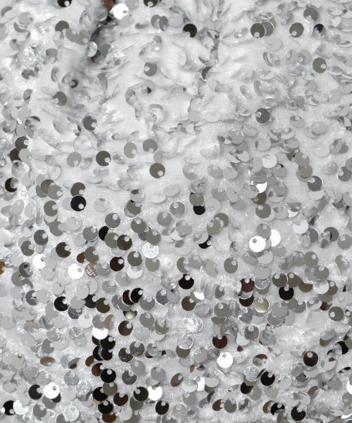 flower(フラワー)の「スパンコールチェーンバッグ(ショルダーバッグ・レディース・シルバー・FREE)」の10枚目の写真