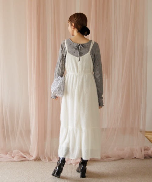 flower(フラワー)の「スパンコールチェーンバッグ(ショルダーバッグ・レディース・シルバー・FREE)」の18枚目の写真