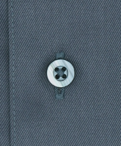 TOKYO SHIRTS（トウキョウシャツ）の「超形態安定ノーアイロン ホリゾンタルワイド 長袖ビジネスワイシャツ（ビジネスシャツ・メンズ・ネイビー・首回り39cm-裄丈80cm/首回り39cm-裄丈84cm/首回り41cm-裄丈82cm/首回り41cm-裄丈86cm/首回り42cm-裄丈82cm/首回り42cm-裄丈86cm/首回り43cm-裄丈82cm/首回り43cm-裄丈86cm/首回り37cm-裄丈80cm）」の4枚目の写真