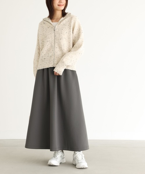 n'OrLABEL（ノアールレーベル）の「『サイドラインダンボールスカート』（スカート・レディース・ブラック/チャコール・1/2）」の6枚目の写真