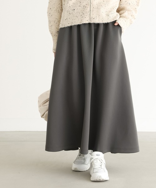 n'OrLABEL（ノアールレーベル）の「『サイドラインダンボールスカート』（スカート・レディース・ブラック/チャコール・1/2）」の5枚目の写真