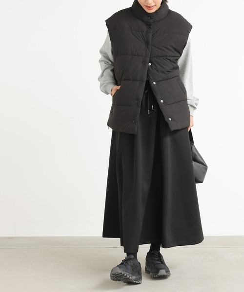 n'OrLABEL（ノアールレーベル）の「『サイドラインダンボールスカート』（スカート・レディース・ブラック/チャコール・1/2）」の13枚目の写真