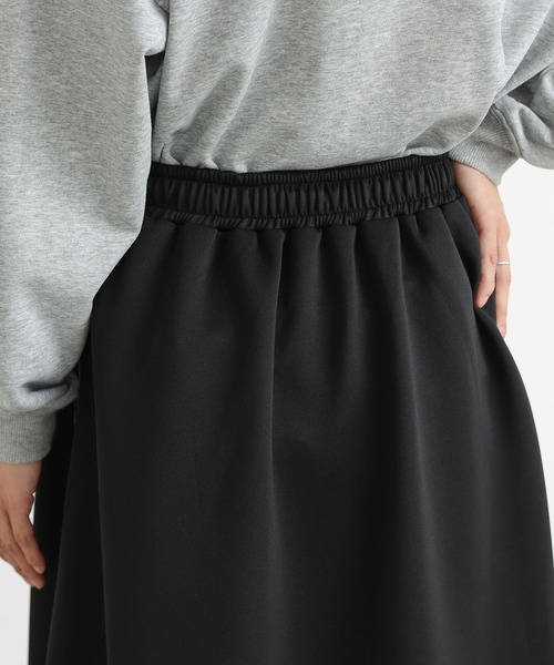 n'OrLABEL（ノアールレーベル）の「『サイドラインダンボールスカート』（スカート・レディース・ブラック/チャコール・1/2）」の16枚目の写真