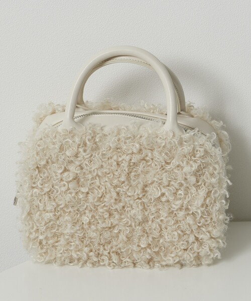 Firsthand（ファーストハンド）の「Firsthand/ファーストハンド エコファーボストンバッグ（ハンドバッグ・レディース・ブラック/オフホワイト・ONE SIZE）」の22枚目の写真