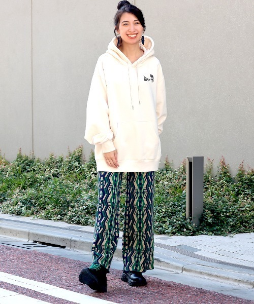 ココペリプリントスウェットプルオーバー【ユニセックス】(パーカー)|チチカカ(チチカカ) ココペリプリントスウェットプルオーバー【ユニセックス】(パーカー)|チチカカ(チチカカ)