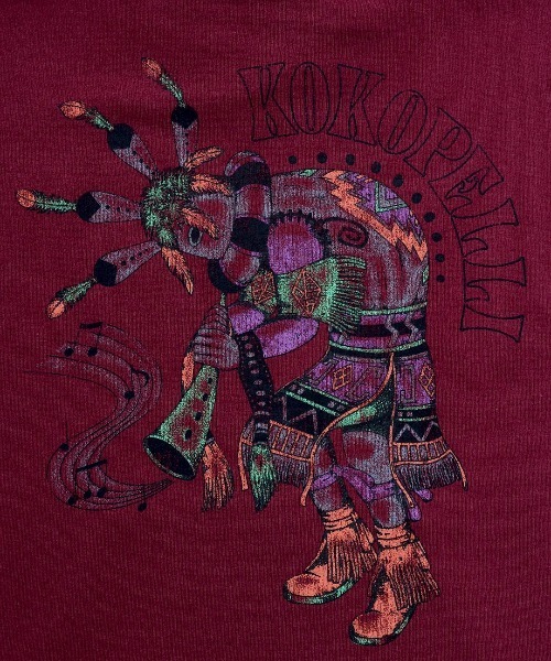 ココペリプリントスウェットプルオーバー【ユニセックス】(パーカー)|チチカカ(チチカカ) ココペリプリントスウェットプルオーバー【ユニセックス】(パーカー)|チチカカ(チチカカ)