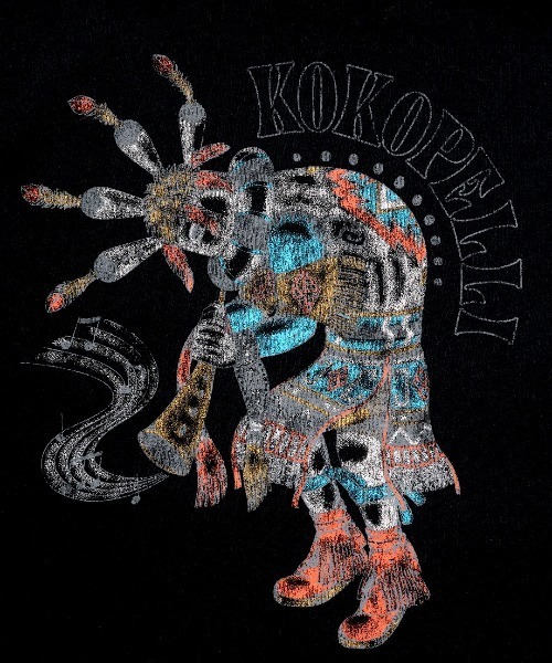 ココペリプリントスウェットプルオーバー【ユニセックス】(パーカー)|チチカカ(チチカカ) ココペリプリントスウェットプルオーバー【ユニセックス】(パーカー)|チチカカ(チチカカ)