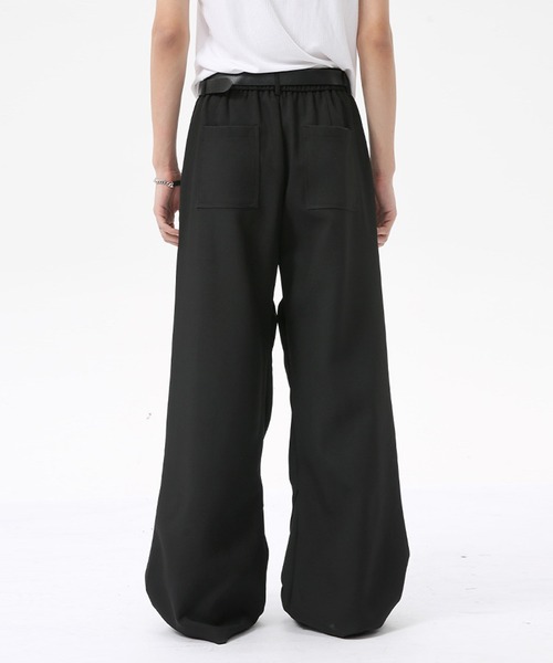 CORPUS TOKYO（コーパス トーキョー）の「ドレープワイドスラックス（スラックス・メンズ・ブラック/グレー・1/2/3/4）」の8枚目の写真