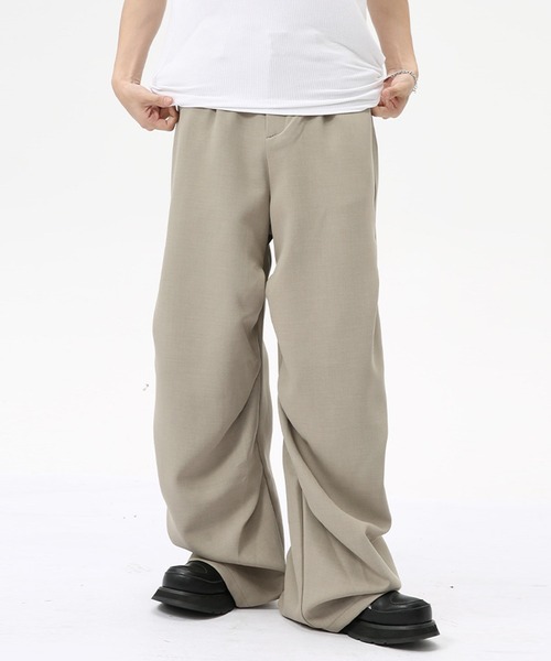 CORPUS TOKYO（コーパス トーキョー）の「ドレープワイドスラックス（スラックス・メンズ・ブラック/グレー・1/2/3/4）」の9枚目の写真