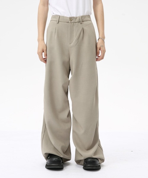 CORPUS TOKYO（コーパス トーキョー）の「ドレープワイドスラックス（スラックス・メンズ・ブラック/グレー・1/2/3/4）」の10枚目の写真