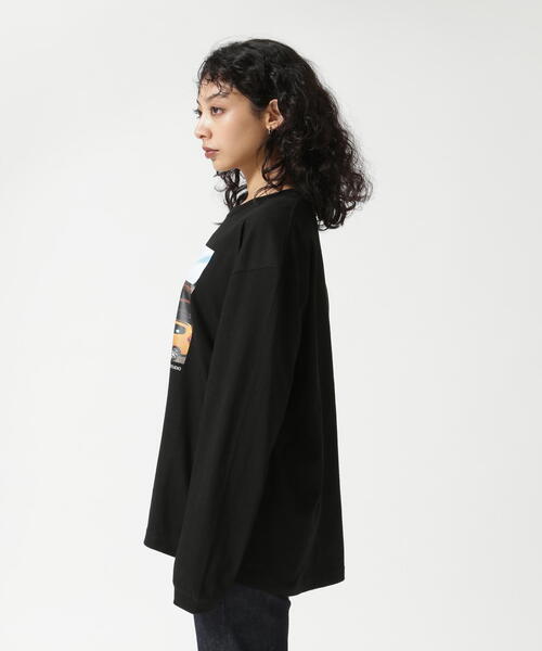 B'2nd（ビーセカンド）の「ANTHOM(アントム) フォトプリントロンＴ（Tシャツ/カットソー・レディース・ホワイト/ブラック・F）」の7枚目の写真