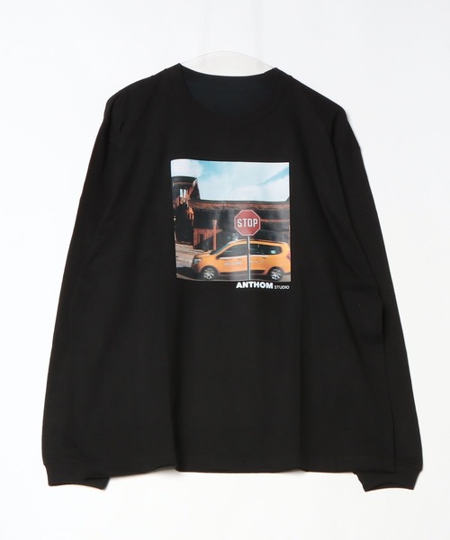 B'2nd（ビーセカンド）の「ANTHOM(アントム) フォトプリントロンＴ（Tシャツ/カットソー・レディース・ホワイト/ブラック・F）」の6枚目の写真