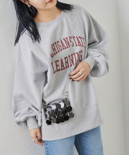 CIAOPANIC TYPY（チャオパニックティピー）の「ミックススパンコールマイクロショルダー（ショルダーバッグ・レディース・シルバー/ブラック・ONE SIZE）」の18枚目の写真