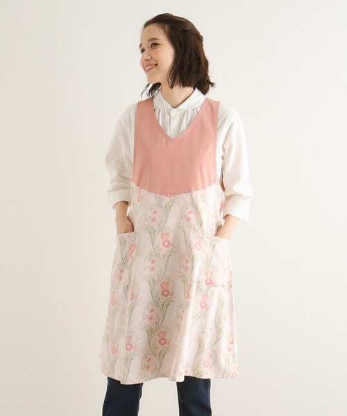 ベヴィントン ブルーム柄 エプロン（エプロン）｜LAURA ASHLEY（ローラアシュレイ）