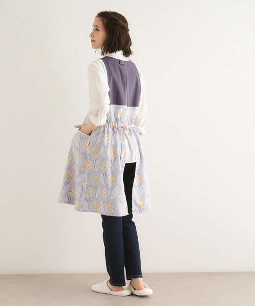 ベヴィントン ブルーム柄 エプロン（エプロン）｜LAURA ASHLEY（ローラアシュレイ）