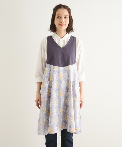 ベヴィントン ブルーム柄 エプロン（エプロン）｜LAURA ASHLEY（ローラアシュレイ）