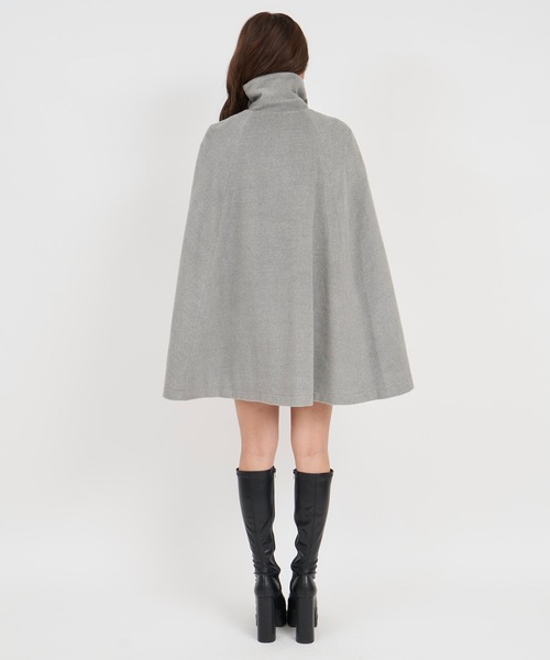 ROYAL PARTY（ロイヤルパーティー）の「ケープコート’24（その他アウター・レディース・オフホワイト/グレー/ブラック・FREE）」の15枚目の写真