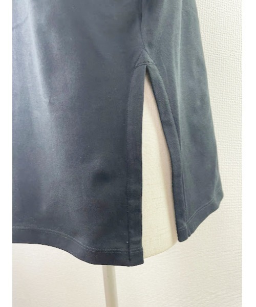 WORLD WIDE LOVE!（ワールドワイドラブ）の「シアースリーブロンTEE（Tシャツ/カットソー・レディース・ブラック/グリーン/オフホワイト・1）」の11枚目の写真