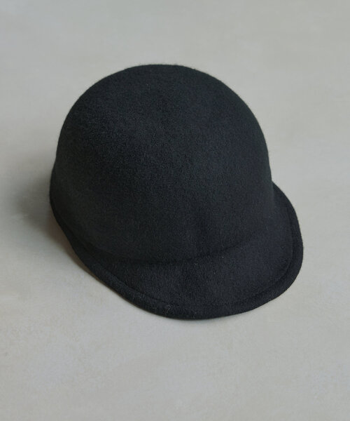 Omekashi（オメカシ）の「ウールキャップ（キャップ・レディース・ブラック/ブラウン・ONE SIZE）」の3枚目の写真
