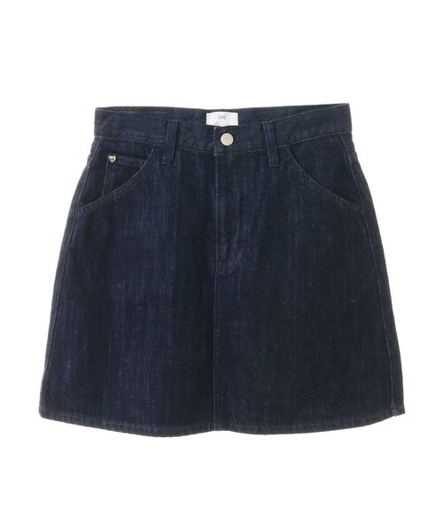 earth music&ecology(アースミュージックアンドエコロジー)の「Lee×e.m.a.eデニムミニスカート(デニムスカート・レディース・ワンウォッシュ/ブラック・S/M)」の22枚目の写真