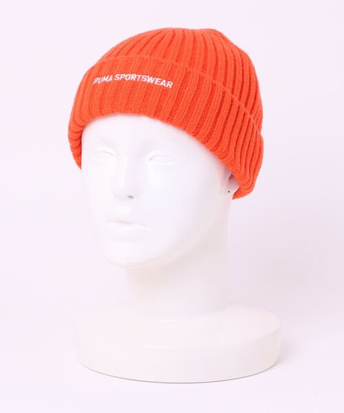 PUMA（プーマ）の「《PUMA》プーマ スポーツウェア フィッシャーマン ビーニー（ニットキャップ/ビーニー・メンズ・ブラック/グレー/オレンジ・フリー）」の3枚目の写真