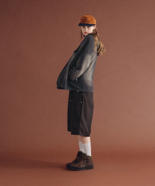 WISH FOR EVER(ウィッシュフォーエバー)の「BALACLAVA DOUBLE ZIP PARKER/バラクラバダブルジップパーカー(パーカー・メンズ・ブラック/ライトグレー/ブラウン・LARGE/SMALL/MEDIUM)」の10枚目の写真