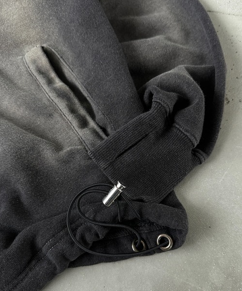 WISH FOR EVER(ウィッシュフォーエバー)の「BALACLAVA DOUBLE ZIP PARKER/バラクラバダブルジップパーカー(パーカー・メンズ・ブラック/ライトグレー/ブラウン・LARGE/SMALL/MEDIUM)」の8枚目の写真