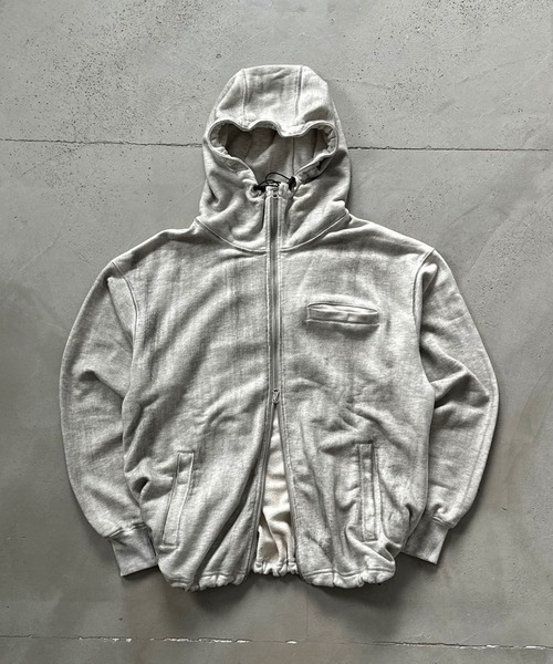 【完売品・タグ付き新品】バラクラバダブルジップパーカー EDAT] バラクラバ パーカー ジッパー、男性用ジッパー パーカー、男性