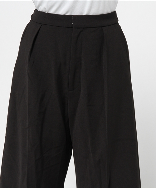 mystic（ミスティック）の「【mystic】フロントタックガウチョパンツ（その他パンツ・レディース・ベージュ/カーキ/ネイビー/ブラック・1/2）」の8枚目の写真