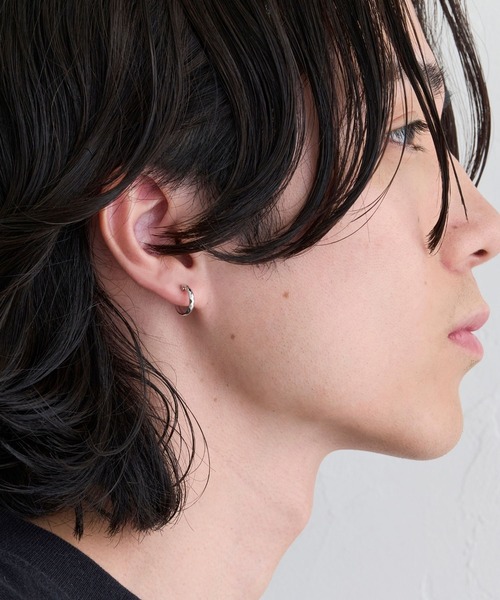 JUPITER（ジュピター）の「【K10】ダイヤモンドカットフープピアス<動画あり>（ピアス（両耳用）・レディース・ゴールド/シルバー・FREE）」の22枚目の写真