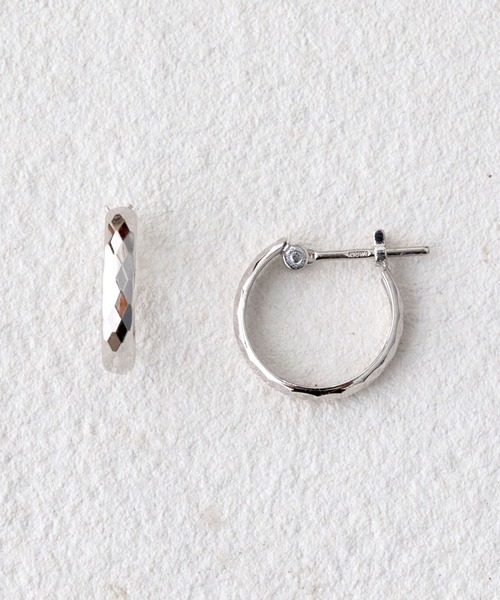 JUPITER（ジュピター）の「【K10】ダイヤモンドカットフープピアス<動画あり>（ピアス（両耳用）・レディース・ゴールド/シルバー・FREE）」の18枚目の写真