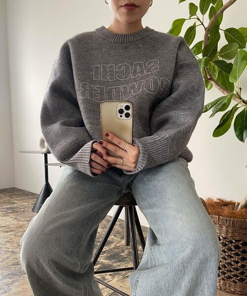 セール】SACHIPOWDERリバーシブルニット（ニット/セーター）｜KBF