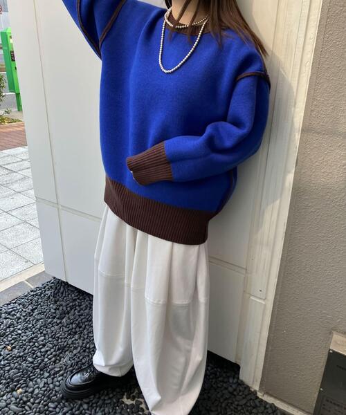 セール】SACHIPOWDERリバーシブルニット（ニット/セーター）｜KBF