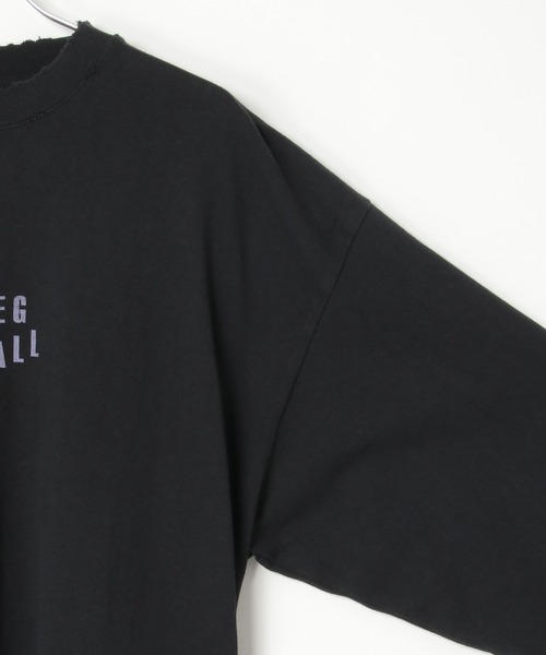 NO NEED（ノーニード）の「【NUTMEG/ナツメグ】San Diego 袖プリント USAヘビーウェイト ロンT（Tシャツ/カットソー・メンズ・ブラック/オフホワイト/グレー/ネイビー・M/L）」の11枚目の写真