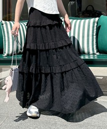 コットンフリルスカート