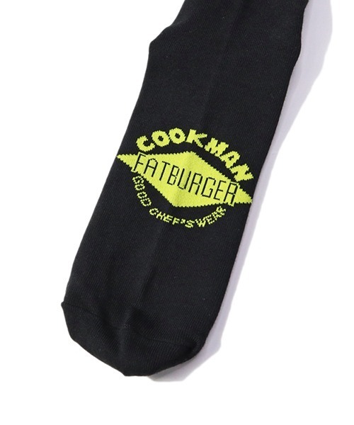 COOKMAN（クックマン）の「Cookman クックマン ソックス Crew Socks FAT LOGO ソックス（ソックス/靴下・メンズ・ホワイト/ブラック・FREE）」の4枚目の写真